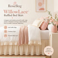 Roselleq™ WillowLace Ruffled Bed Skirt