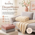 Roselleq™ DreamWeave Knitted Lounge Blanket